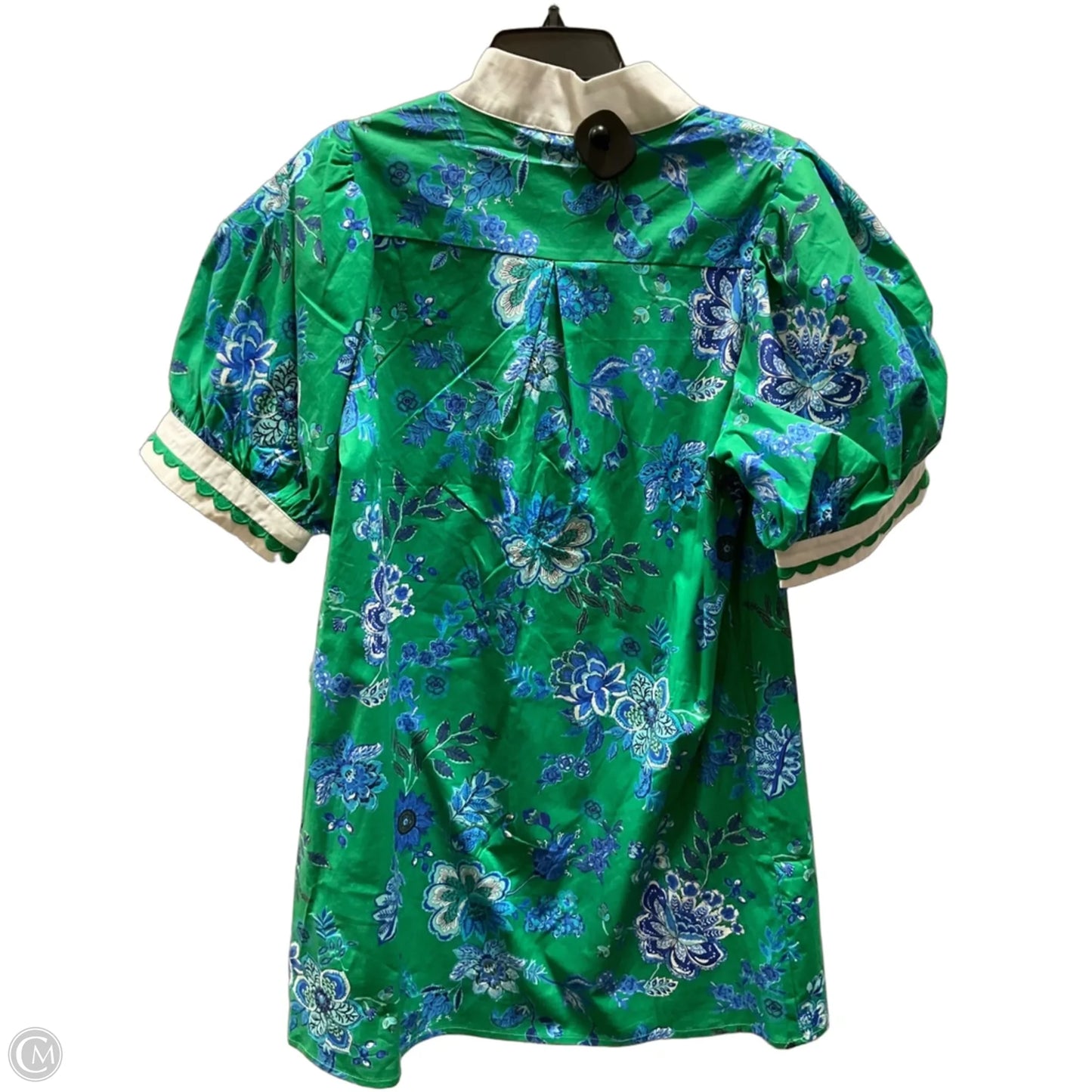 Dress Casual Midi By Entro In Blue & Green, Size: M