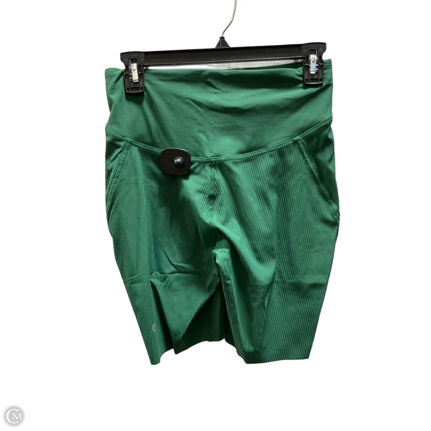 Athletic Shorts By Lululemon In Green, Size: 6