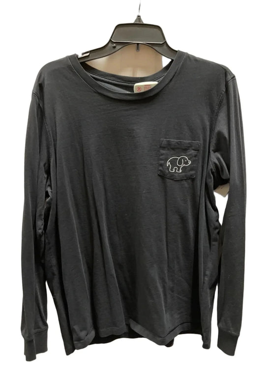 Top Long Sleeve By Ivory Ella In Black, Size: Xl