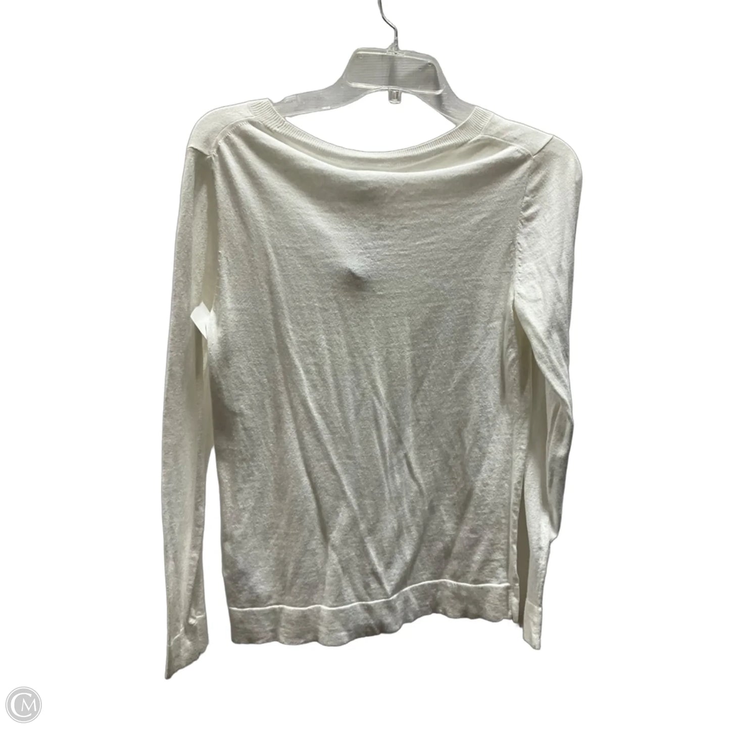 Top Long Sleeve By J. Crew In Cream, Size: S