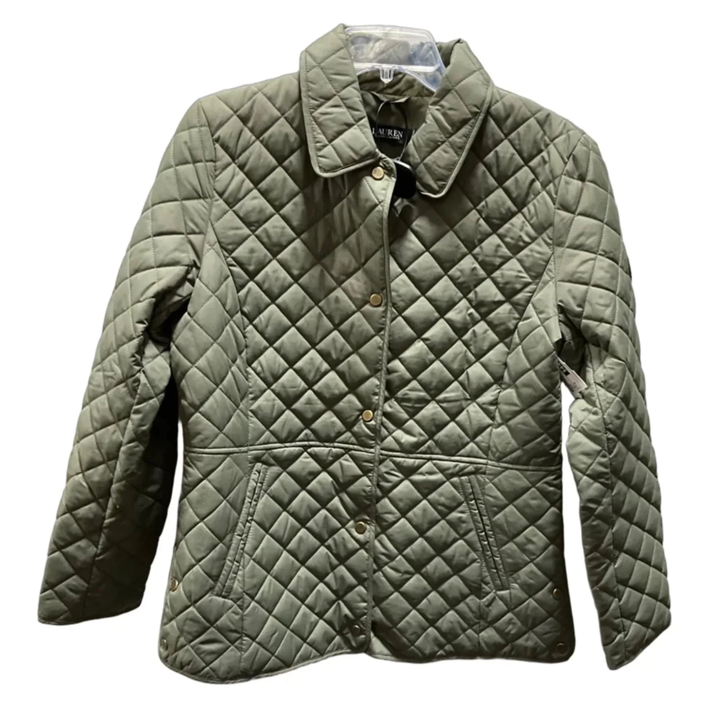 Jacket Puffer & Quilted By Ralph Lauren In Green, Size: M