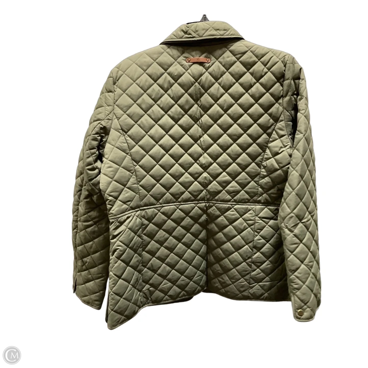 Jacket Puffer & Quilted By Ralph Lauren In Green, Size: L