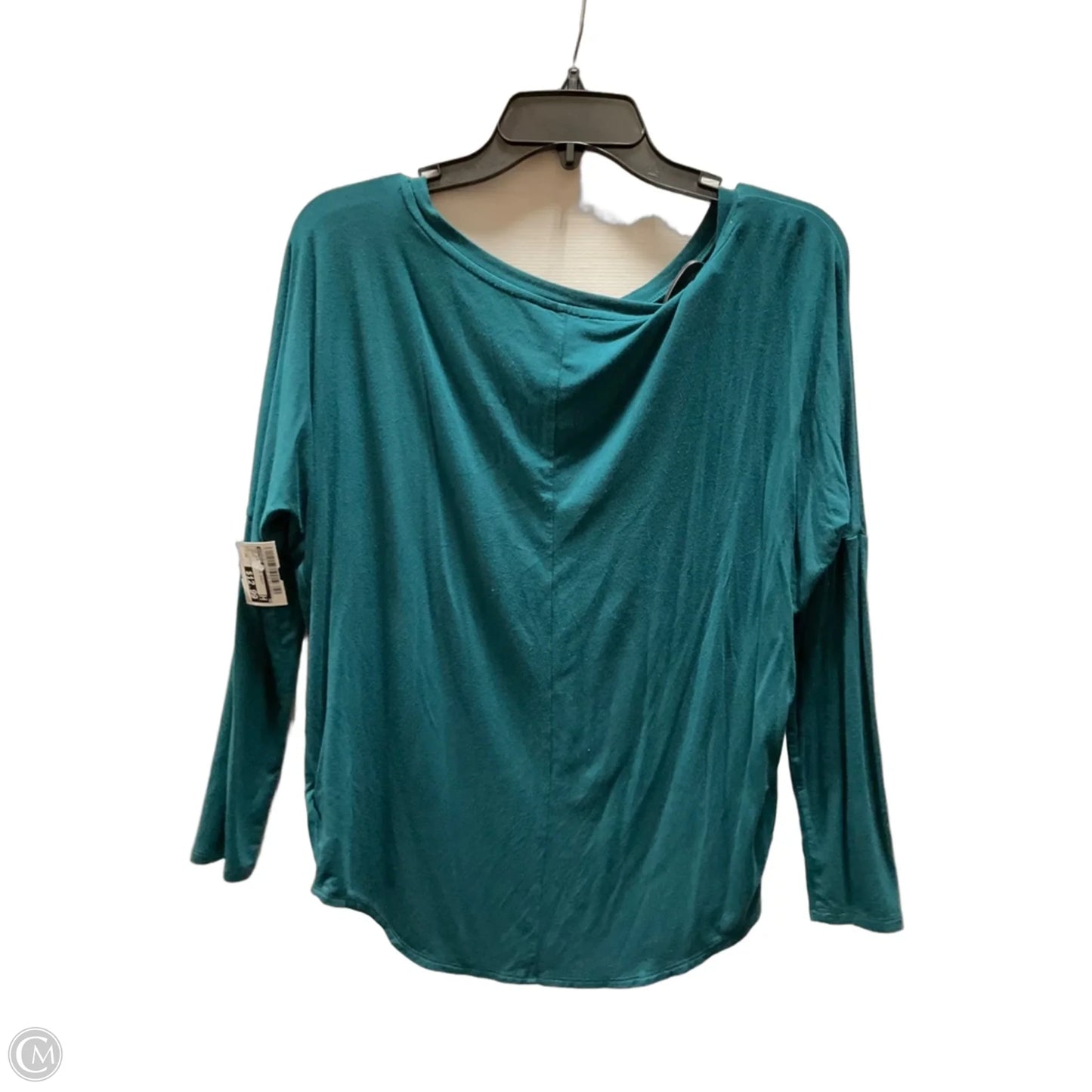 Top 3/4 Sleeve Basic By Express In Green, Size: Xs