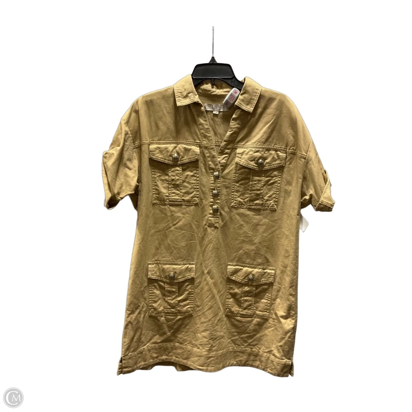 Dress Casual Midi By Loft In Tan, Size: M