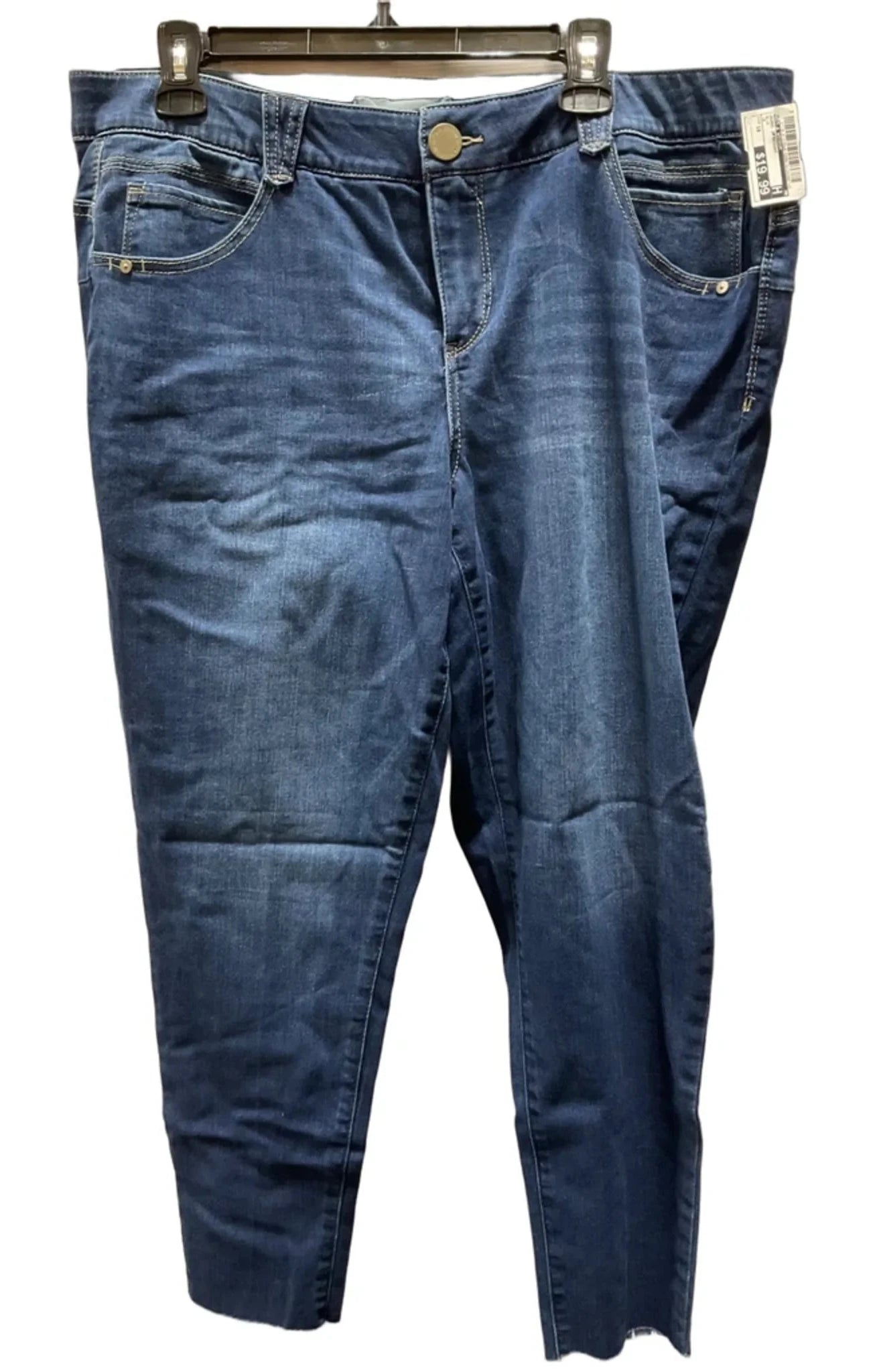 Jeans Straight By Wit & Wisdom In Blue, Size: 18