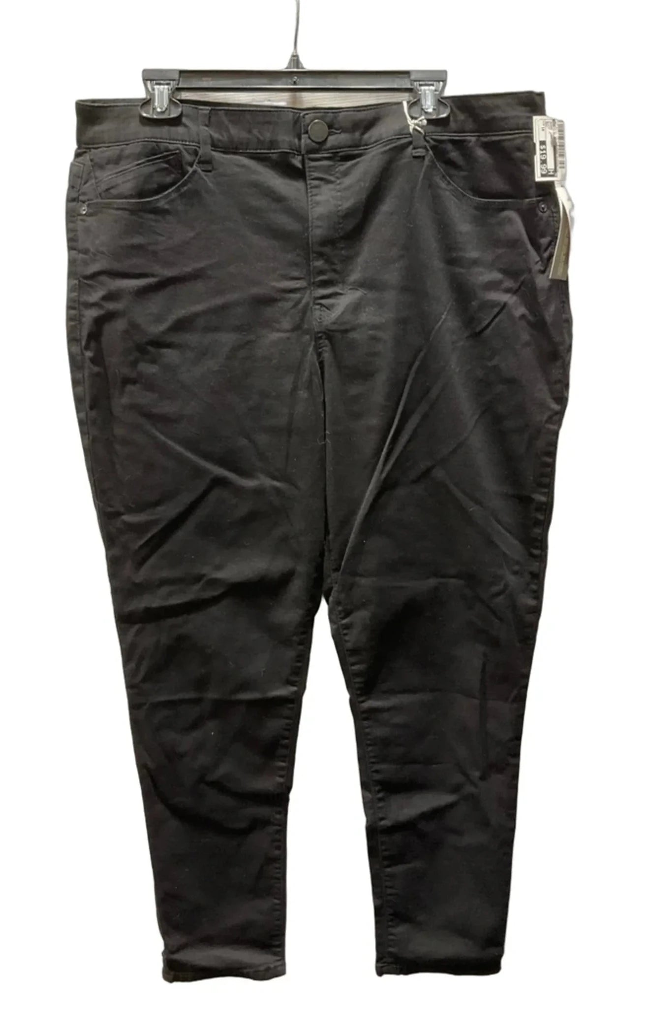 Jeans Straight By Wit & Wisdom In Black, Size: 18