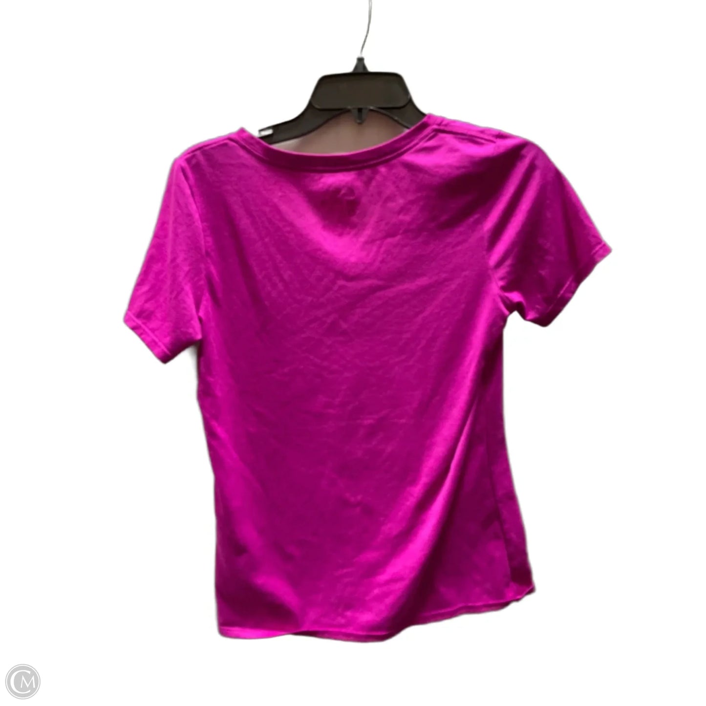 Athletic Top Short Sleeve By Nike Apparel In Pink, Size: M
