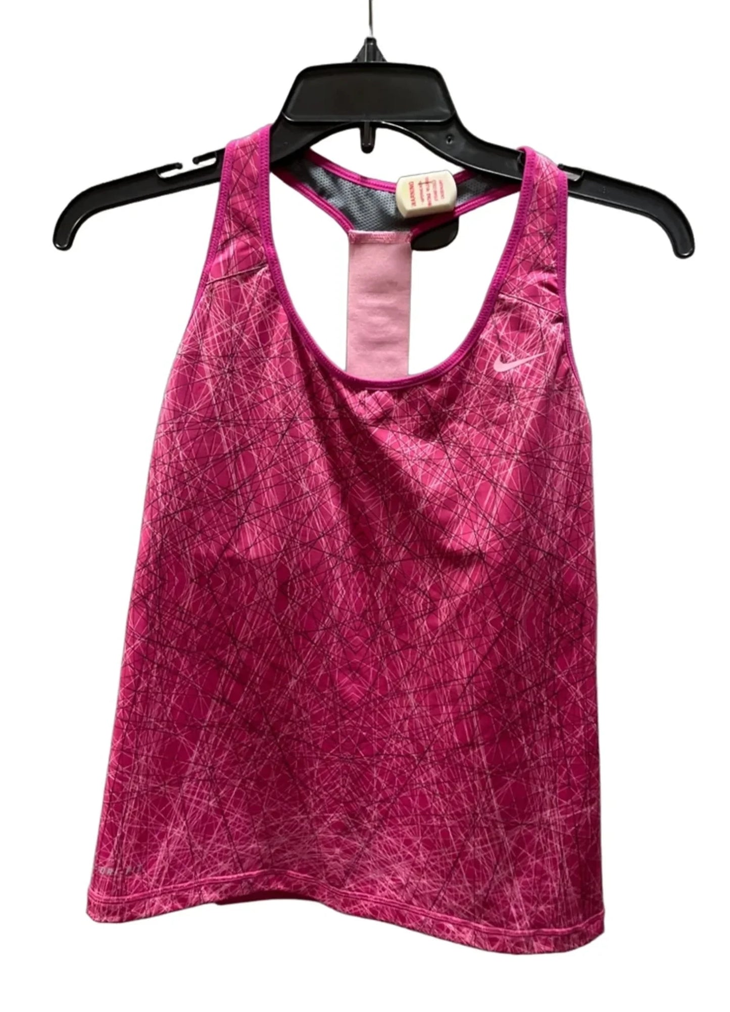 Athletic Tank Top By Nike Apparel In Pink, Size: L
