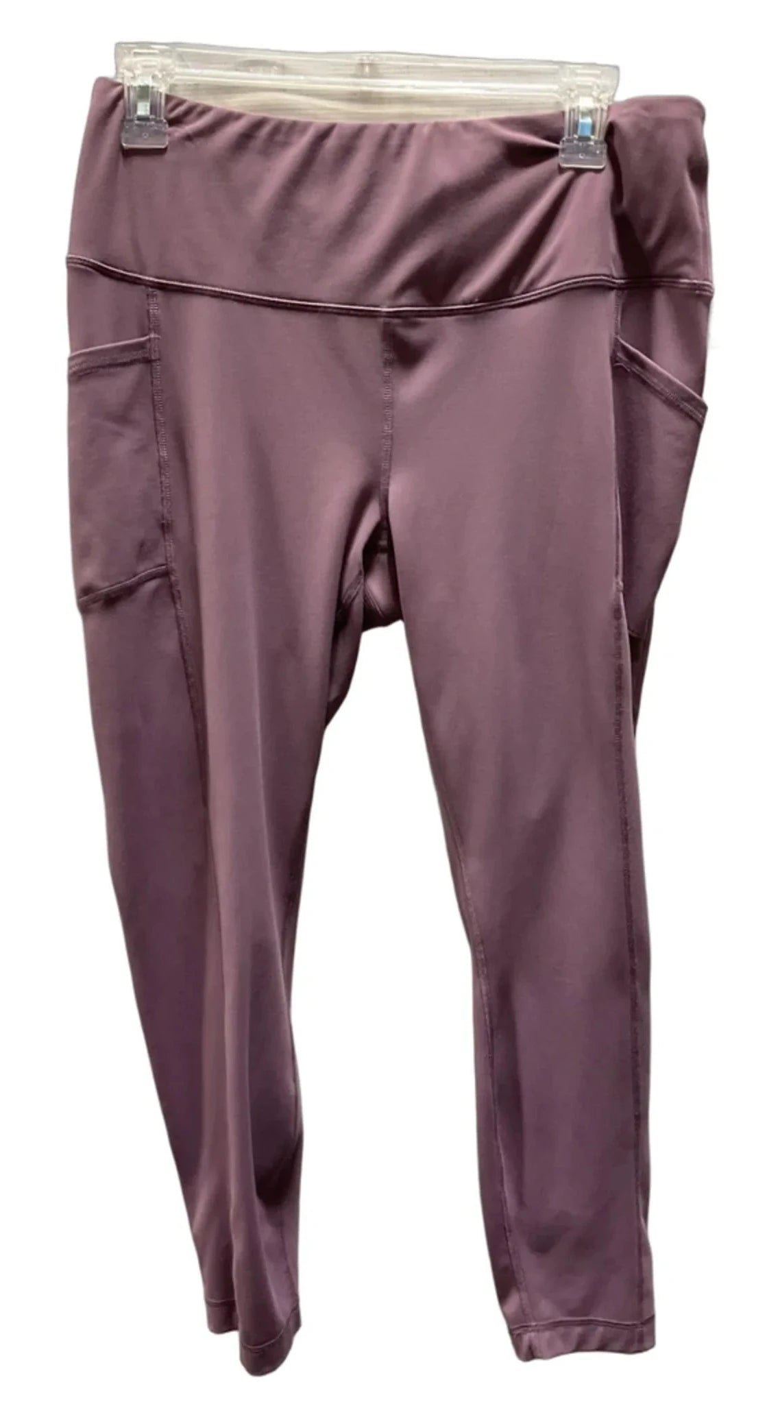 Athletic Leggings By Yogalicious In Purple, Size: Xl