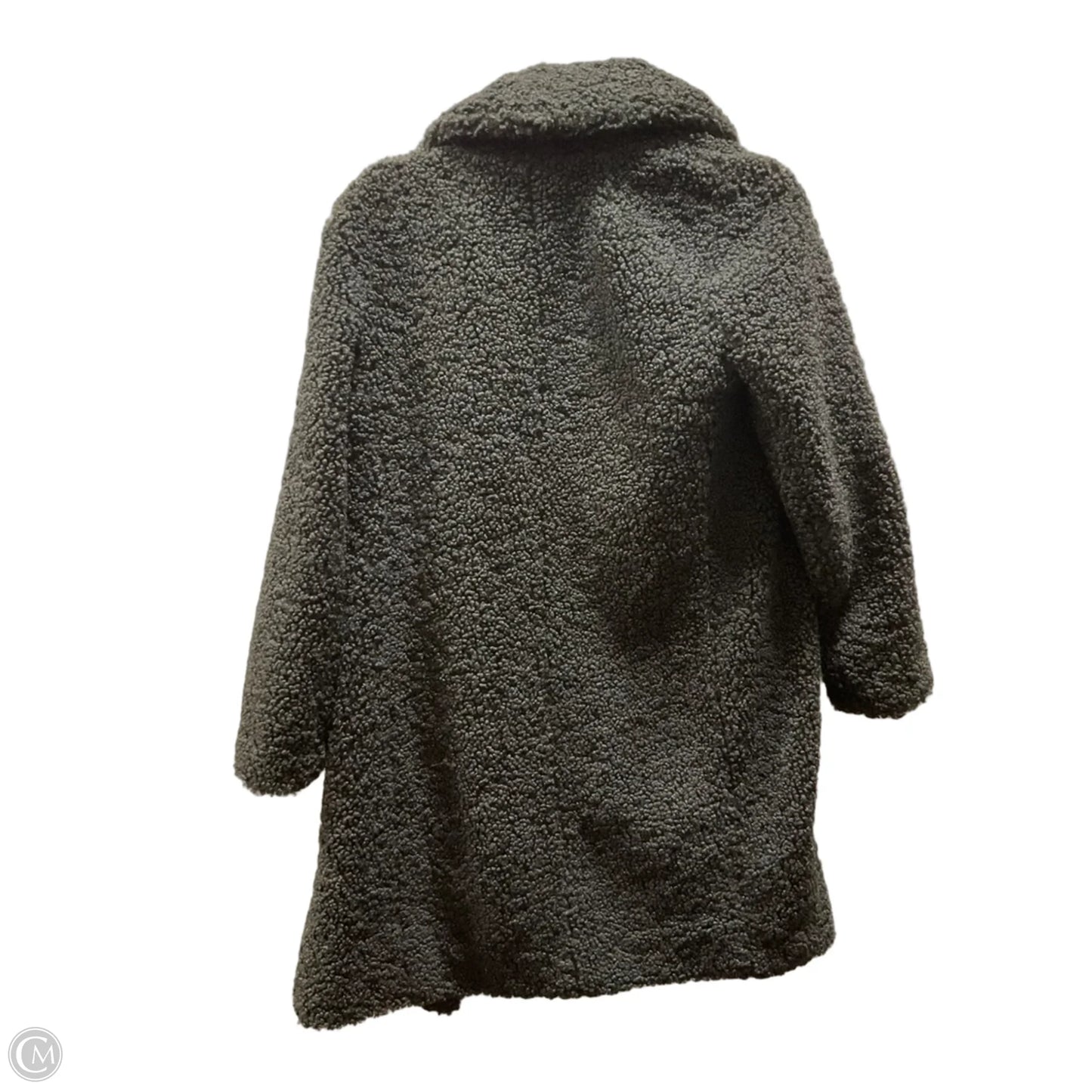 Coat Faux Fur & Sherpa By J. Crew In Black, Size: Xs