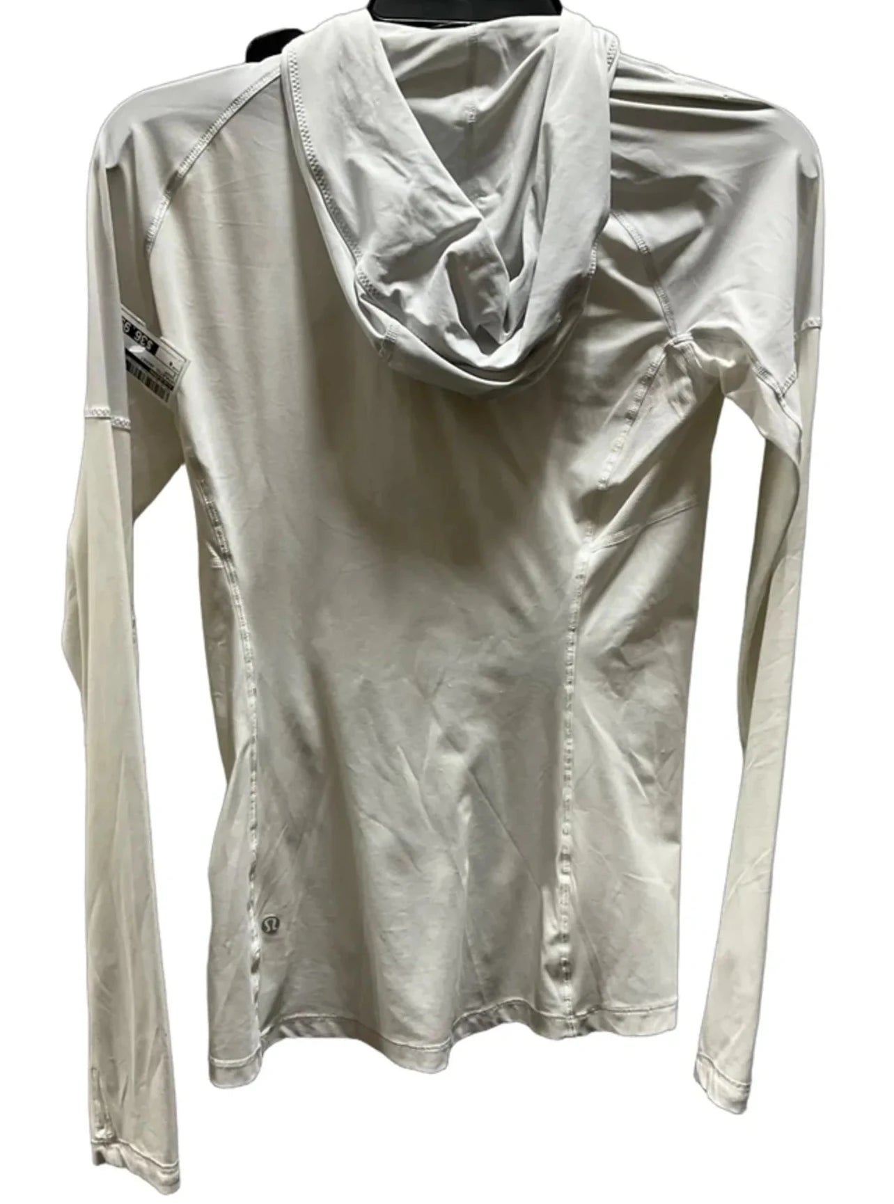 Athletic Jacket By Lululemon In Cream, Size: 6