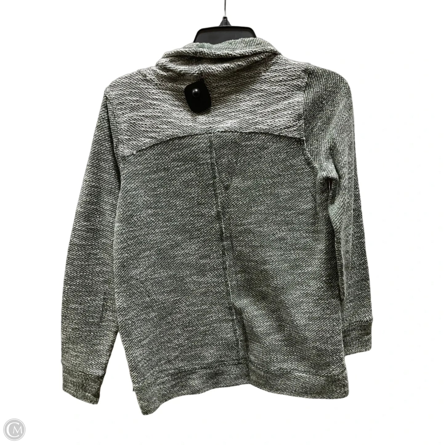 Sweatshirt Collar By Calvin Klein In Green, Size: S