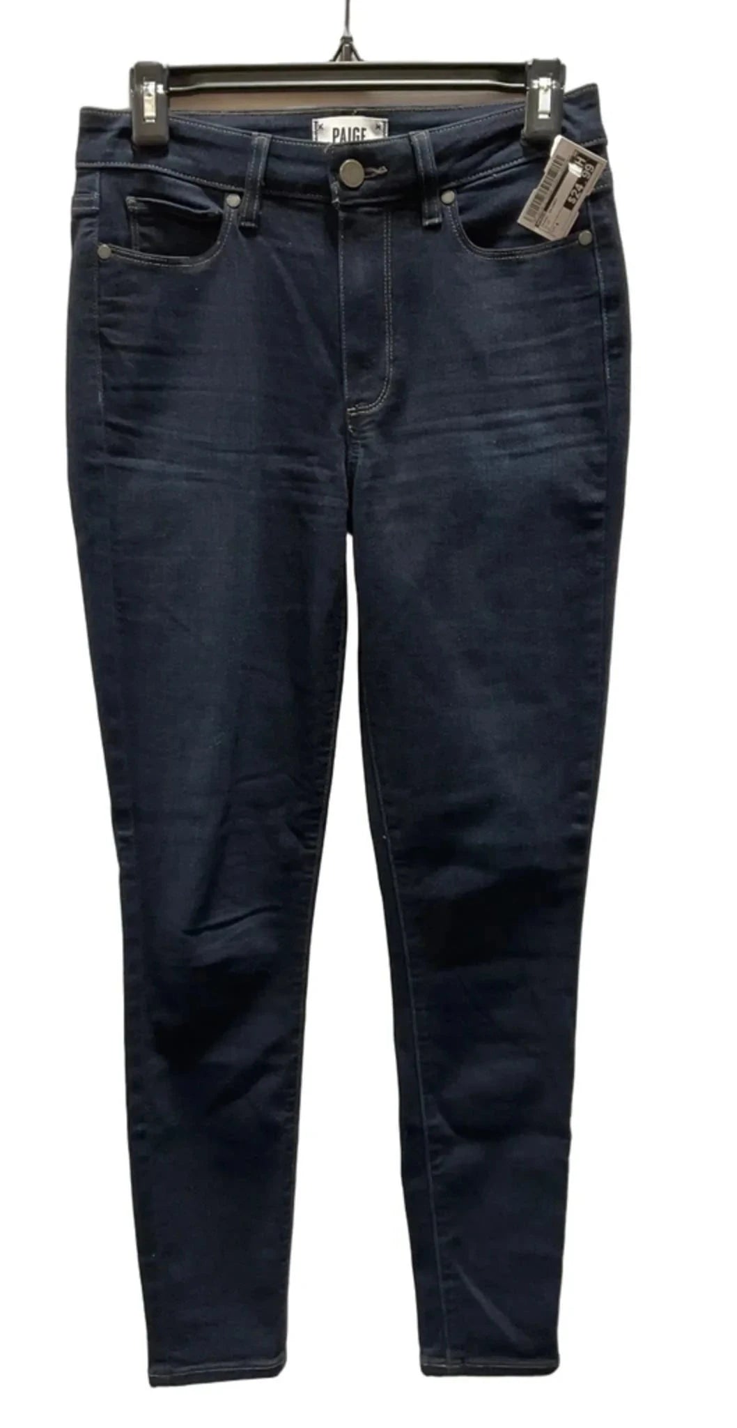 Jeans Skinny By Paige In Blue, Size: 4