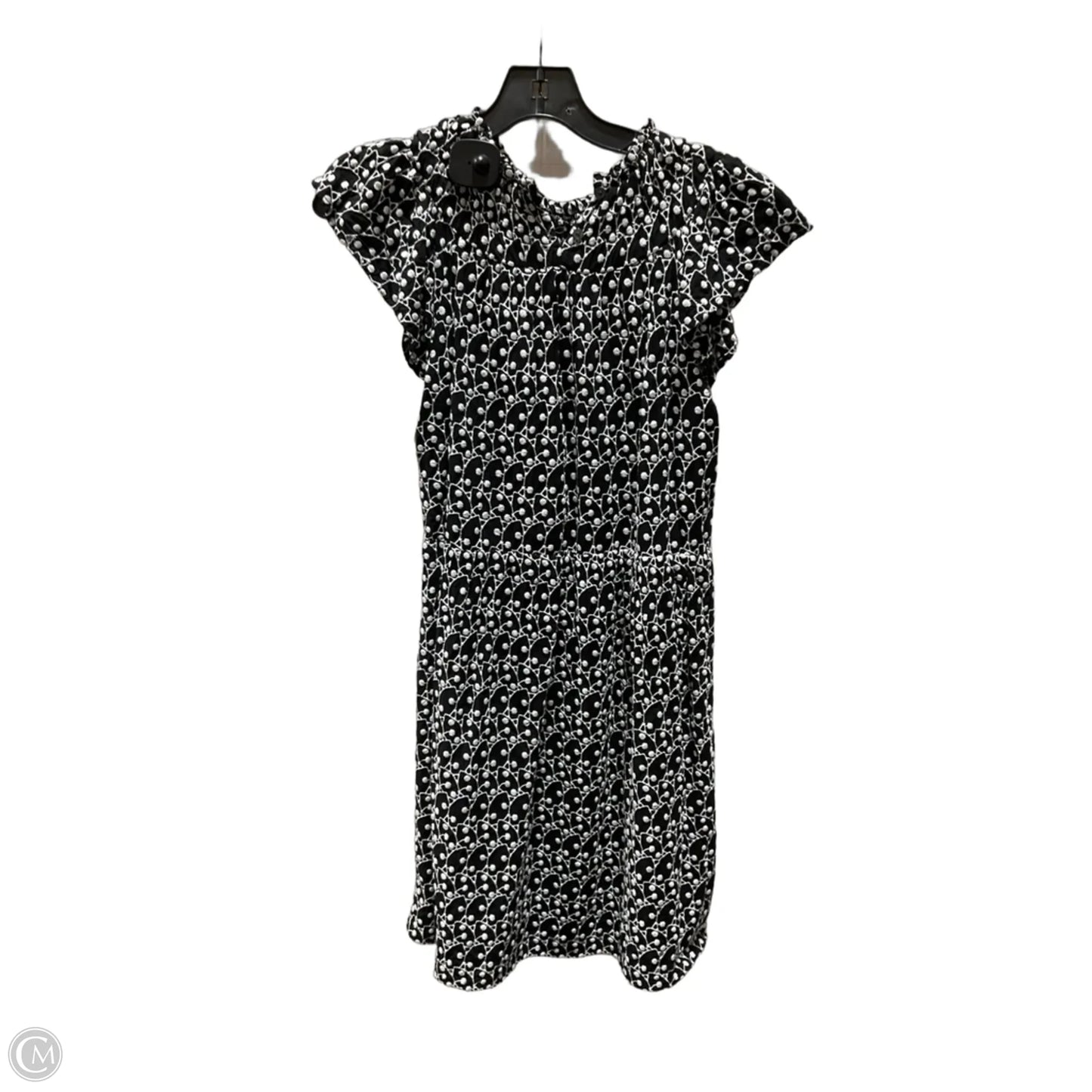 Dress Casual Midi By Loft In Black & White, Size: S