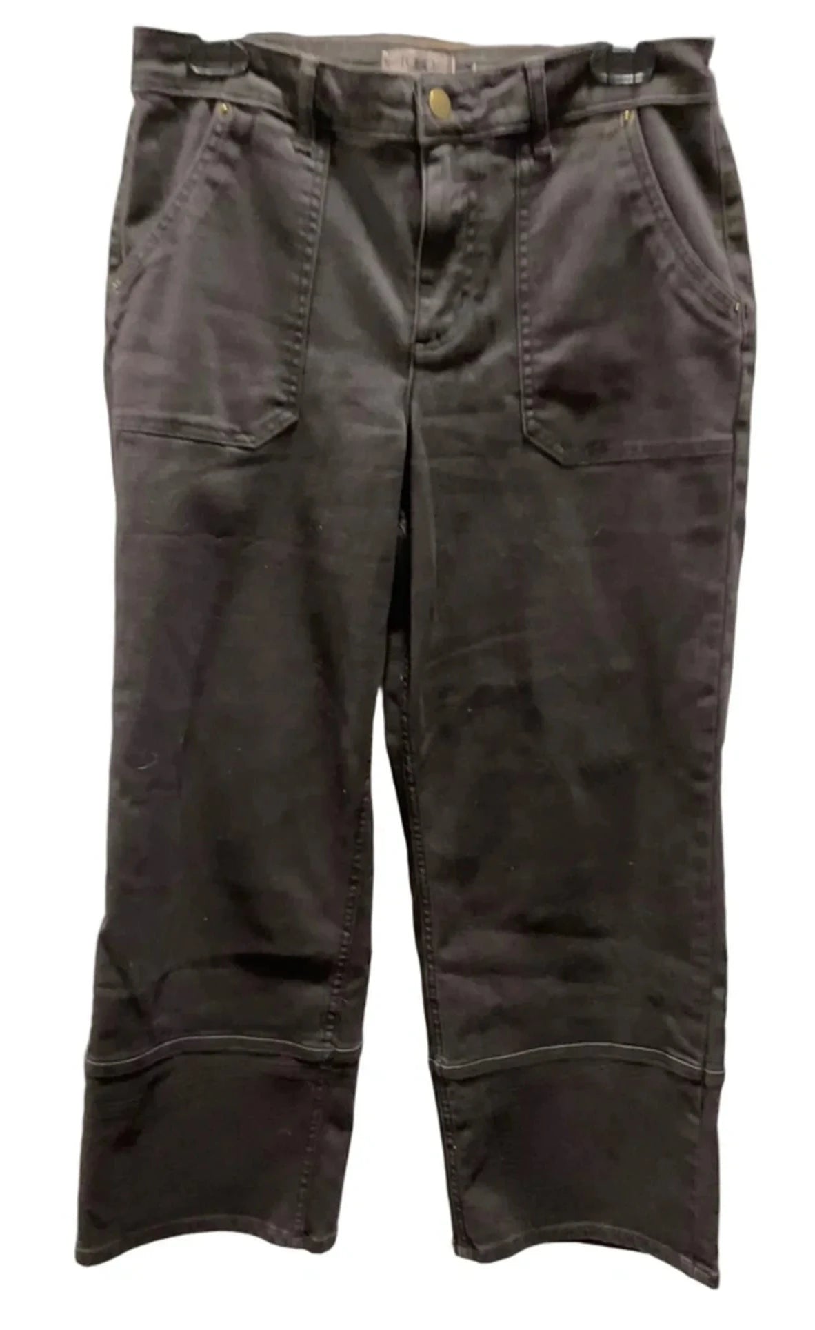 Jeans Wide Leg By Logo In Black, Size: 6