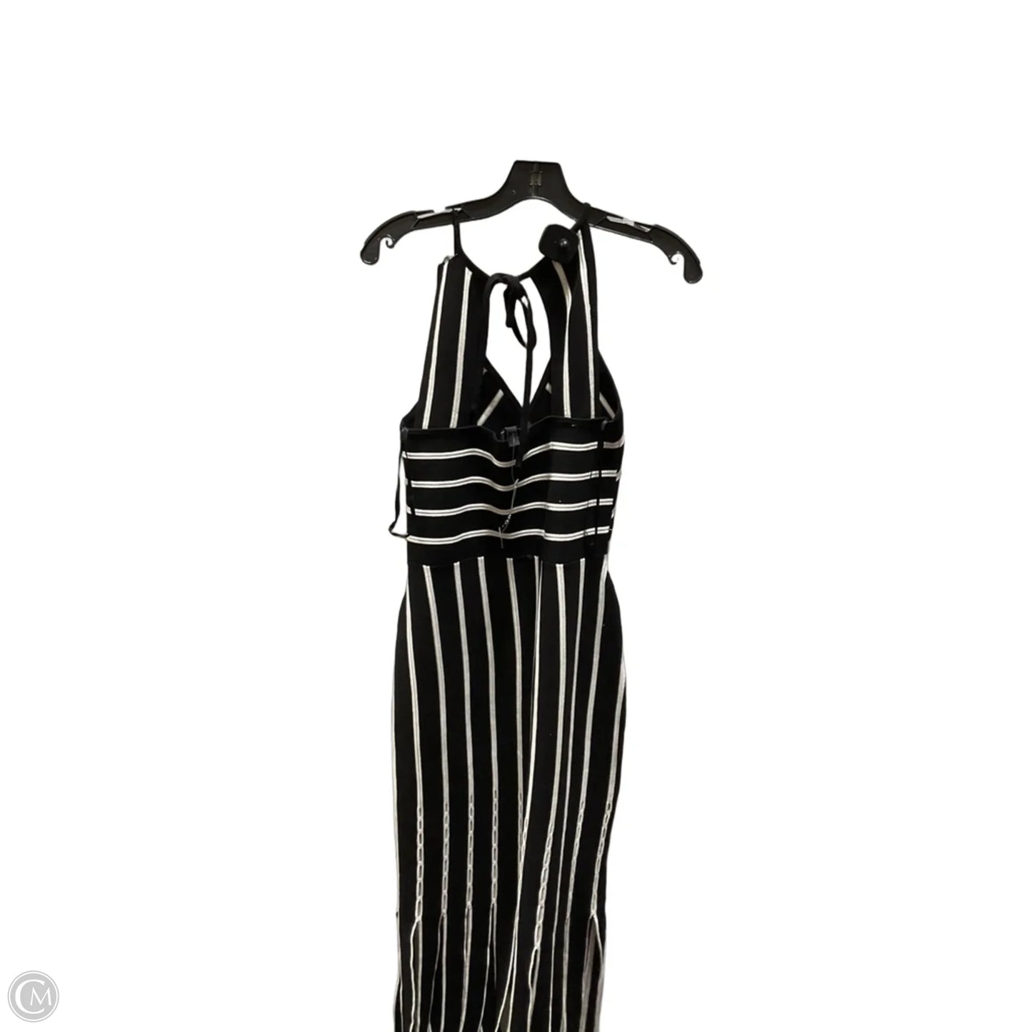 Dress Casual Midi By White House Black Market In Black & Cream, Size: M