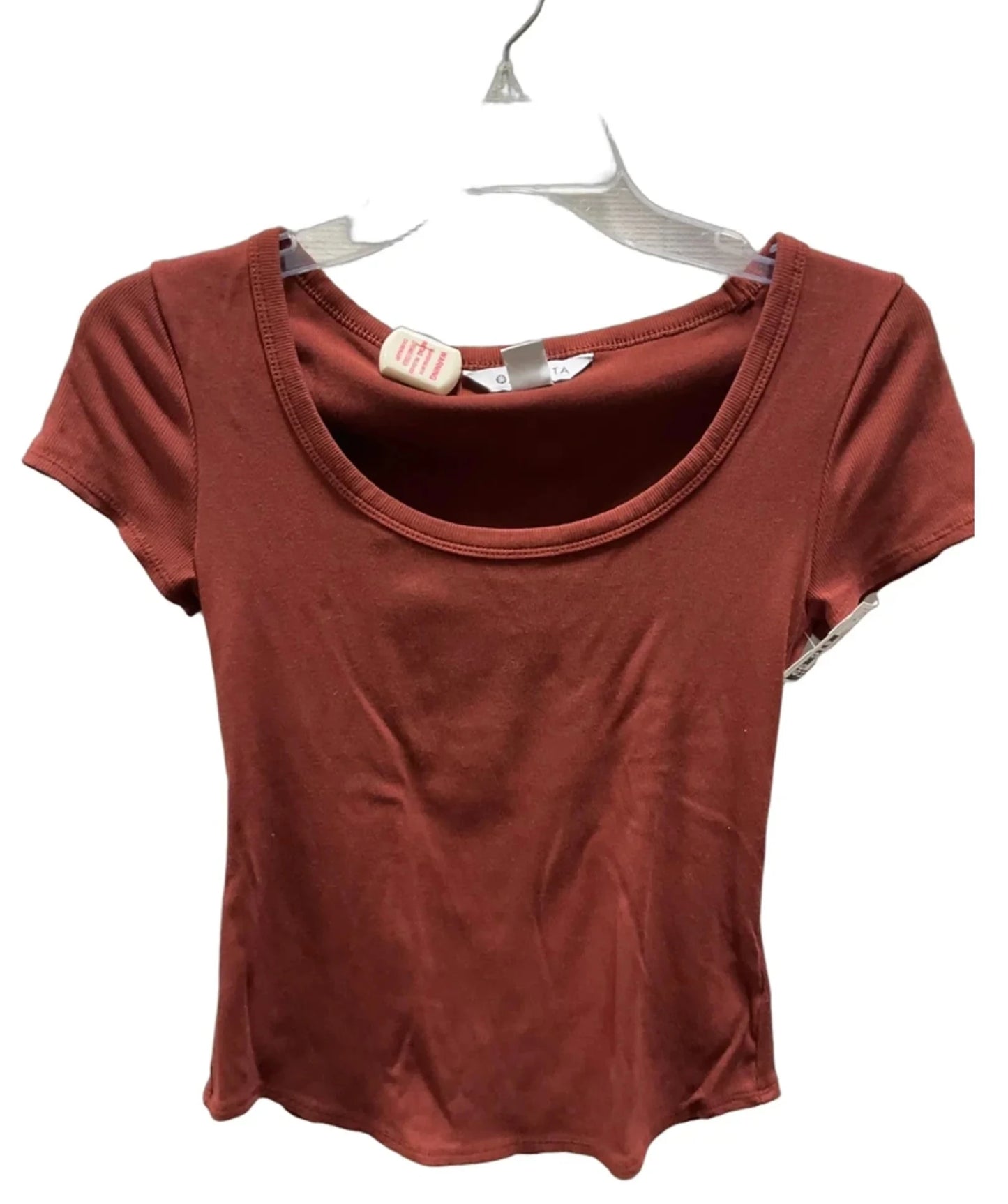 Athletic Top Short Sleeve By Athleta In Red, Size: S