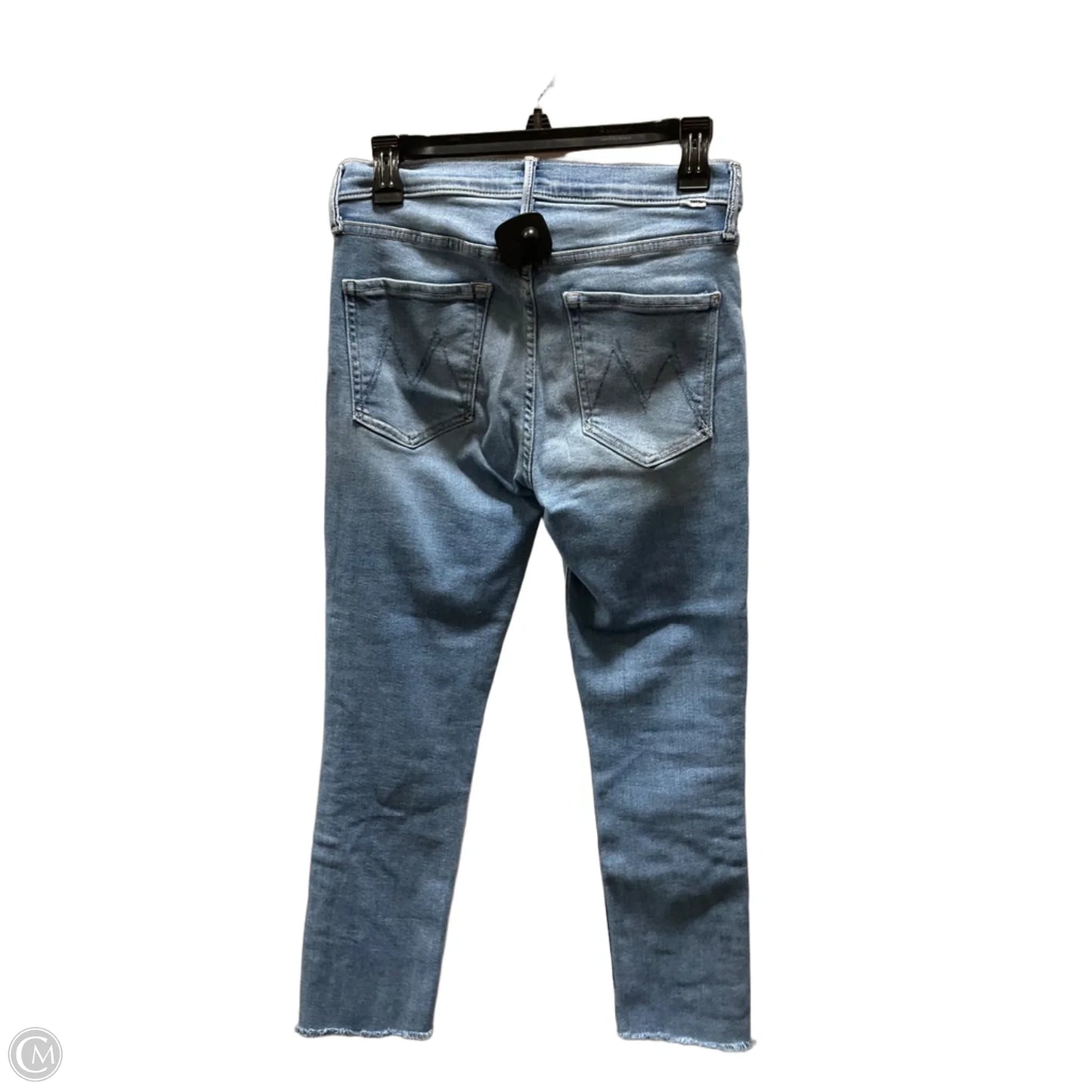 Jeans Straight By Mother In Blue, Size: 4