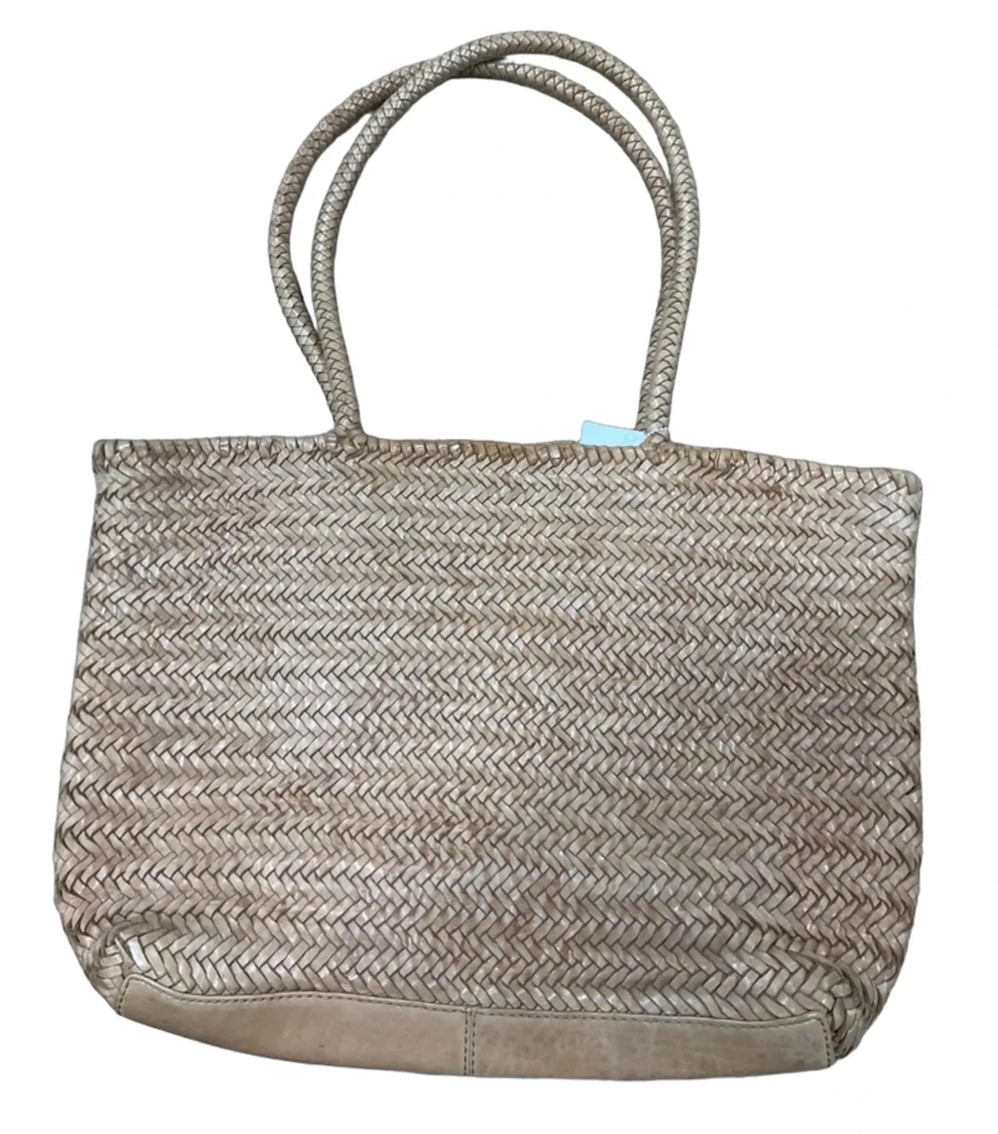 Handbag Leather By Cmf, Size: Medium
