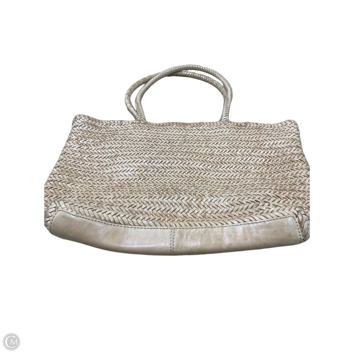 Handbag Leather By Cmf, Size: Medium