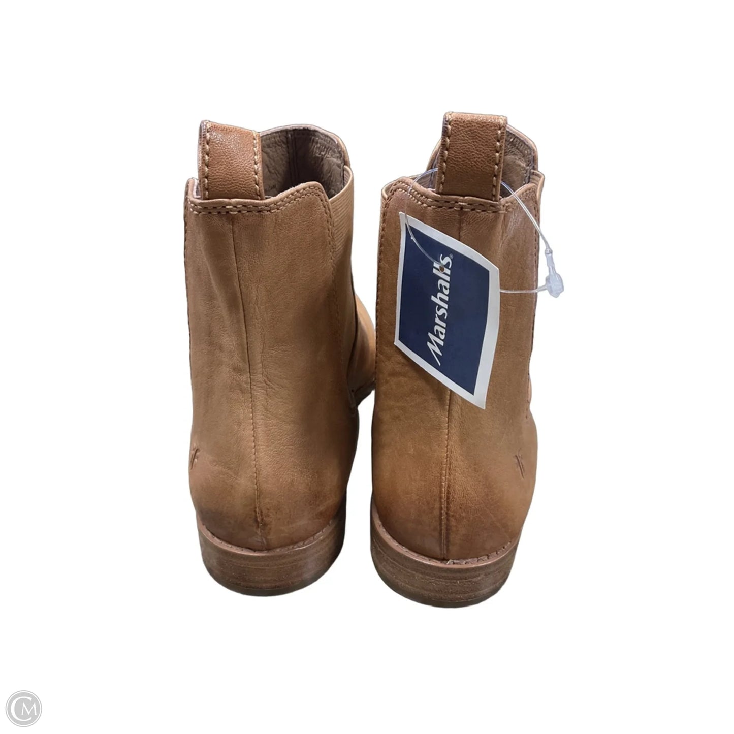 Boots Leather By Frye In Tan, Size: 8.5
