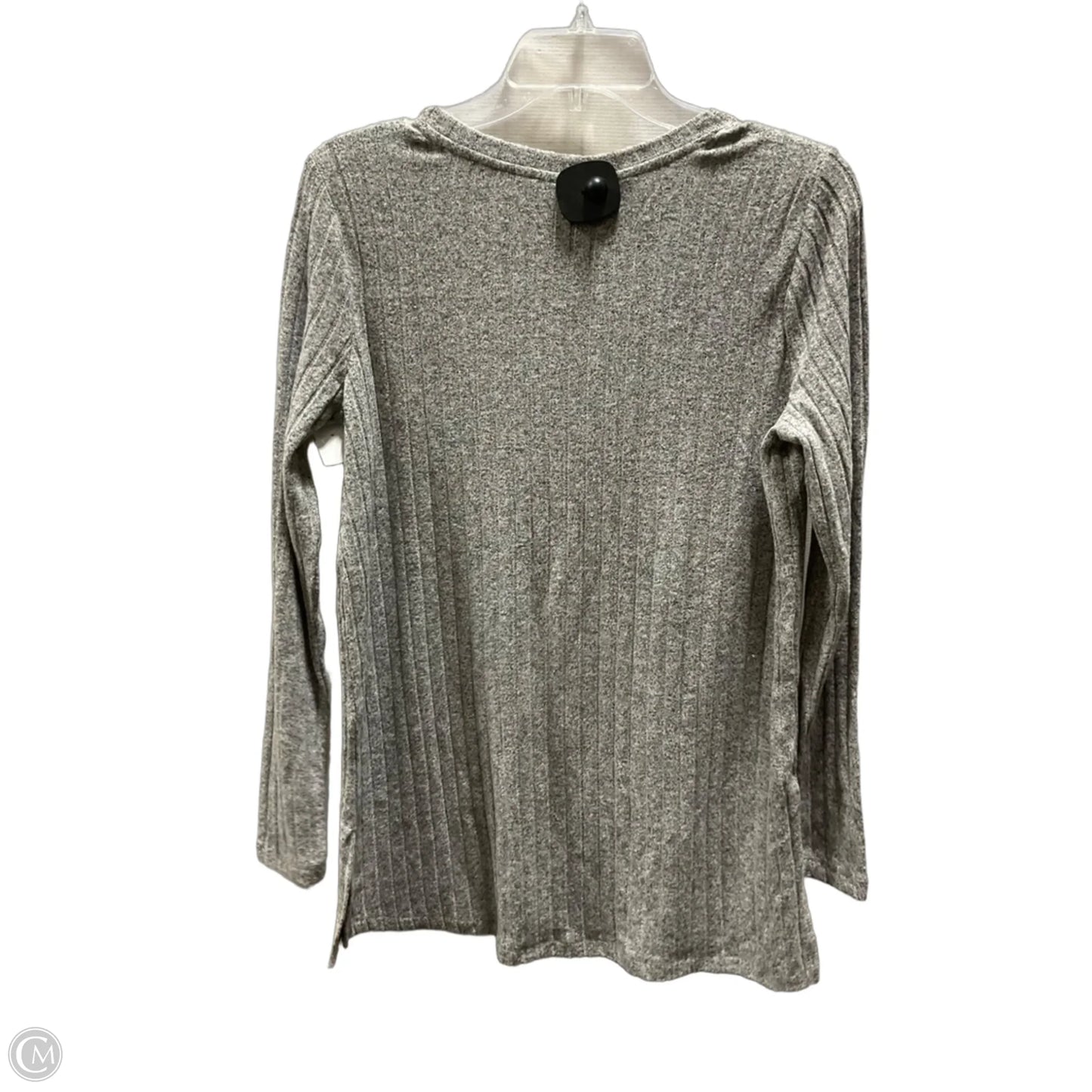 Top Long Sleeve By Lou And Grey In Grey, Size: M