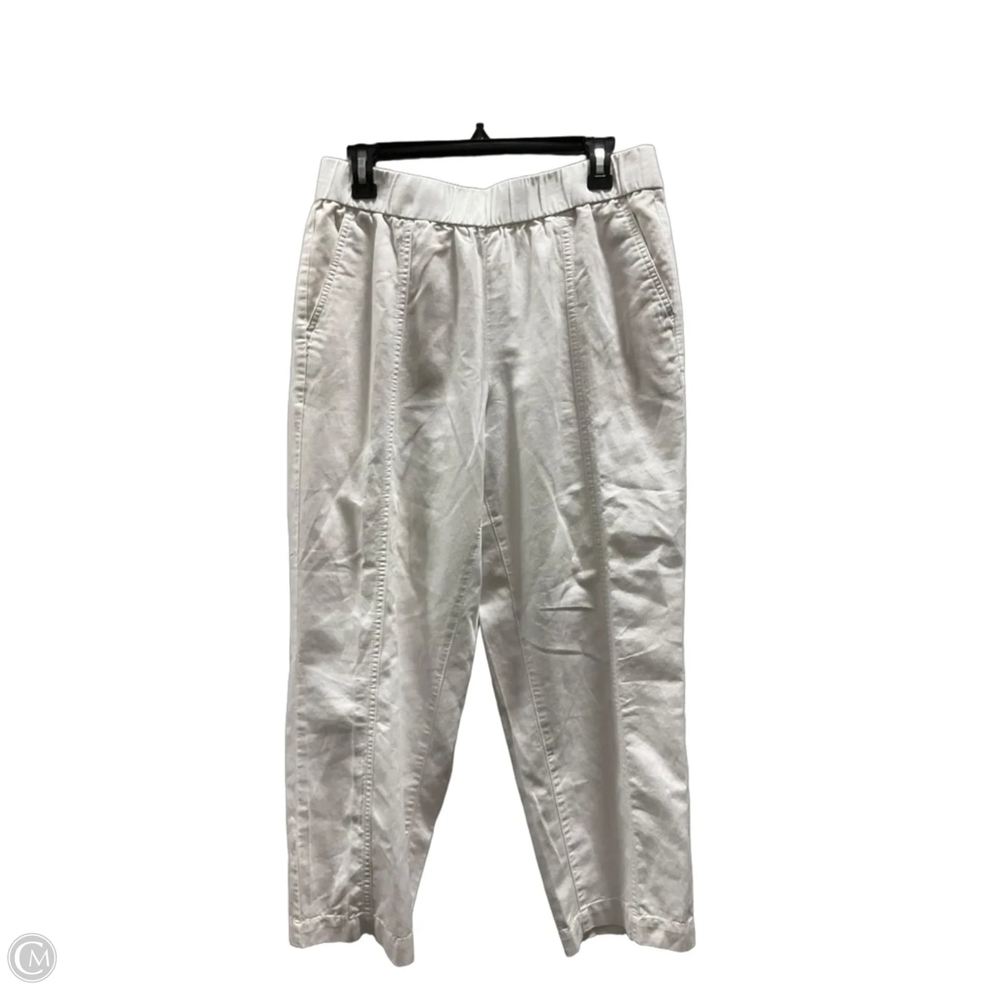 Pants Cropped By Talbots In White, Size: M