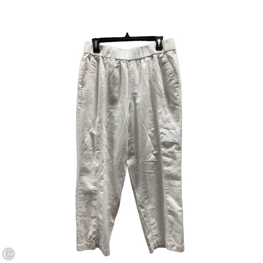 Pants Cropped By Talbots In White, Size: M