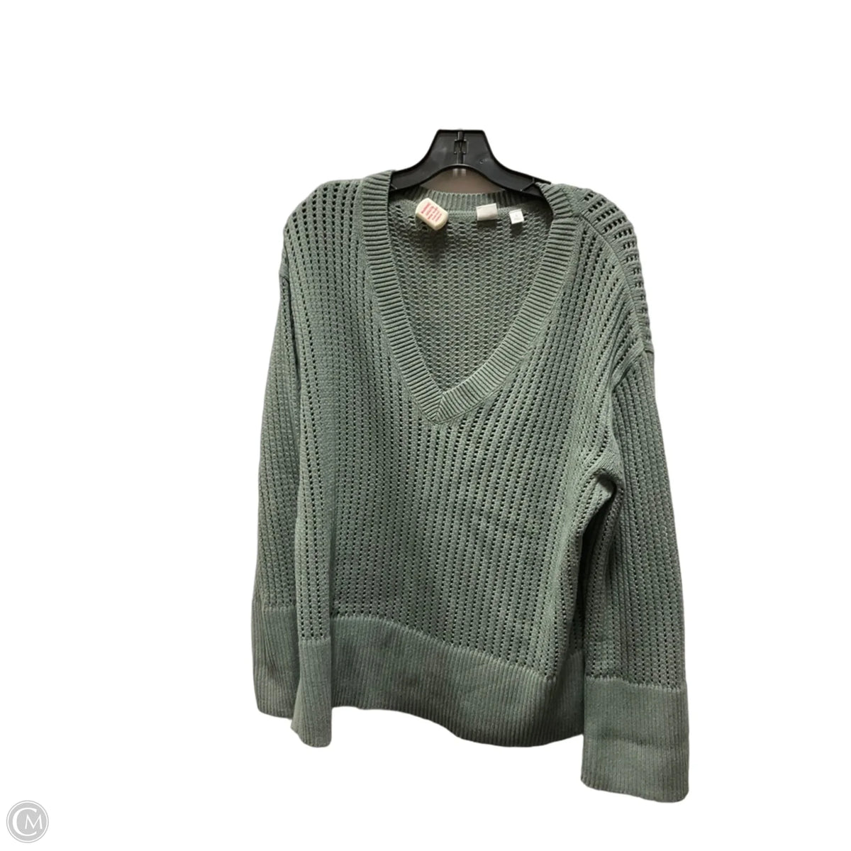 Sweater By Gap In Green, Size: L