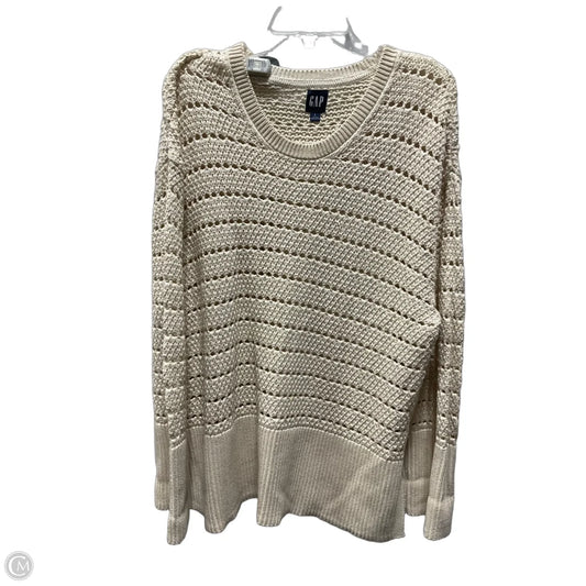 Sweater By Gap In Beige, Size: L