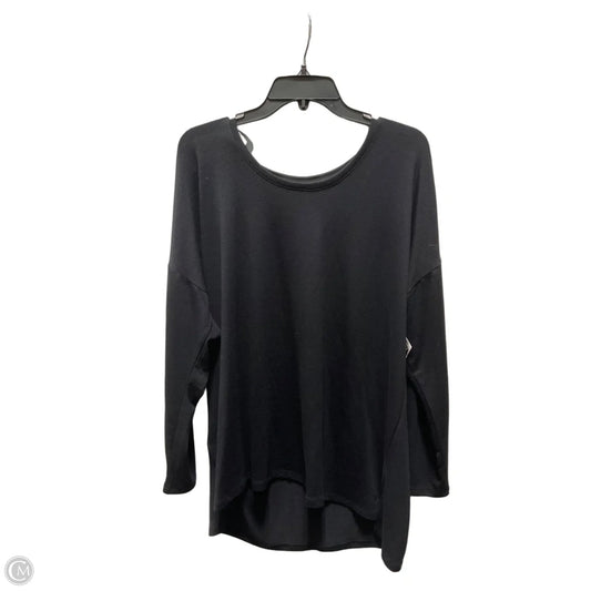 Top Long Sleeve Basic By Banana Republic In Black, Size: Xxl