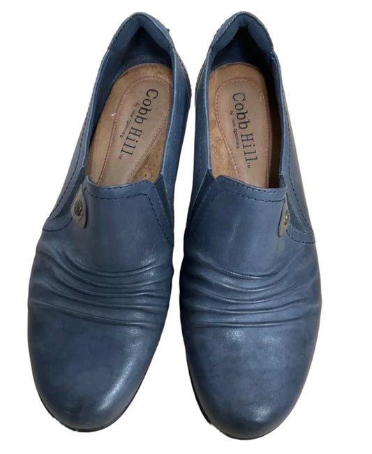 Shoes Heels Block By Cobb Hill In Blue, Size: 8