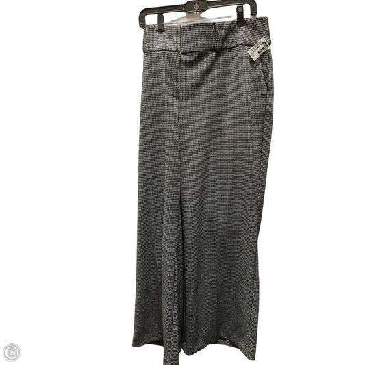 Pants Wide Leg By Lane Bryant In Black & Silver, Size: 20