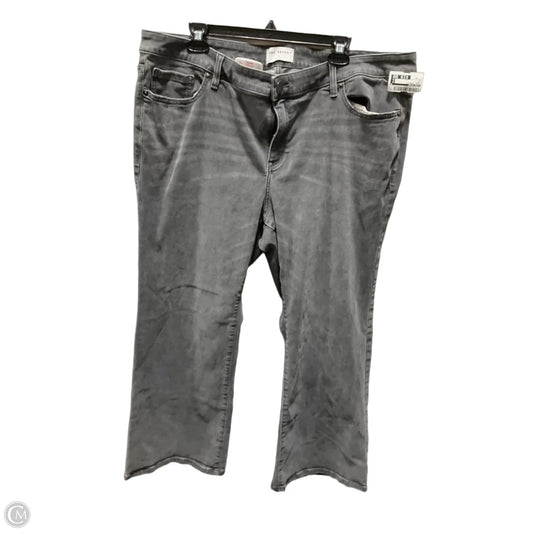 Jeans Straight By Lane Bryant In Grey, Size: 22