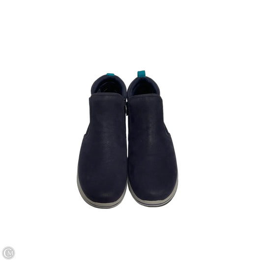 Boots Ankle Flats By Clarks In Blue, Size: 8