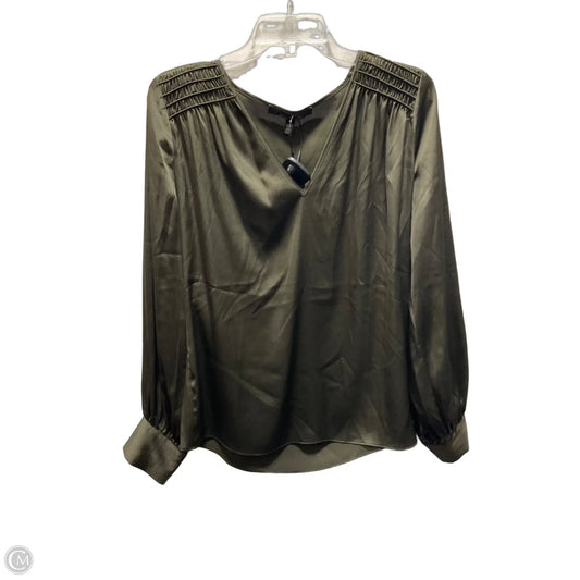 Top Long Sleeve By White House Black Market In Green, Size: M