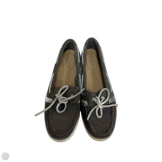Shoes Flats By Sperry In Grey, Size: 8.5
