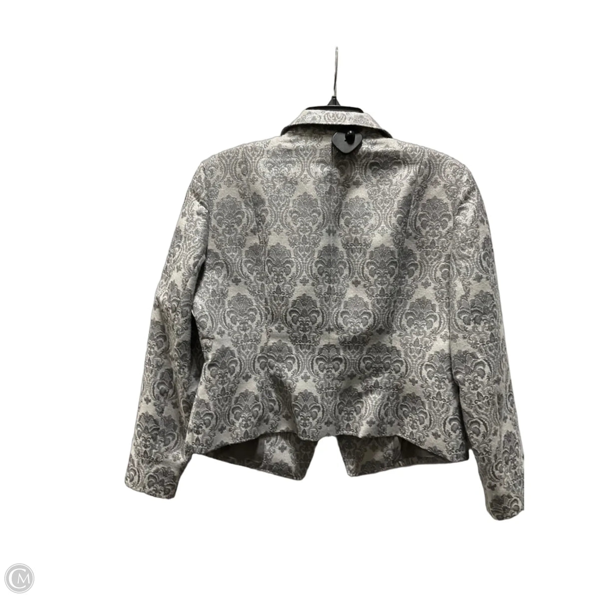 Blazer By Michael By Michael Kors In Silver, Size: 12