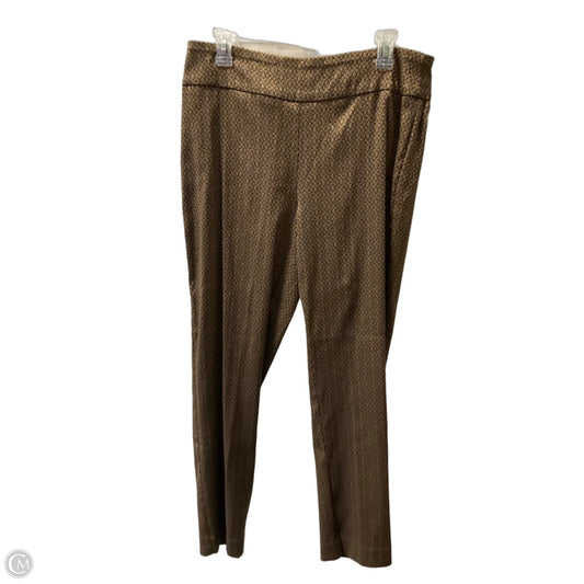 Pants Dress By New Directions In Black & Gold, Size: 14