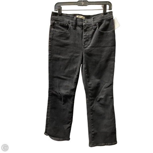 Jeans Straight By Madewell In Black, Size: 8