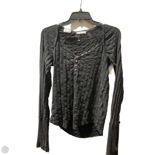 Top Long Sleeve By We The Free In Black, Size: L