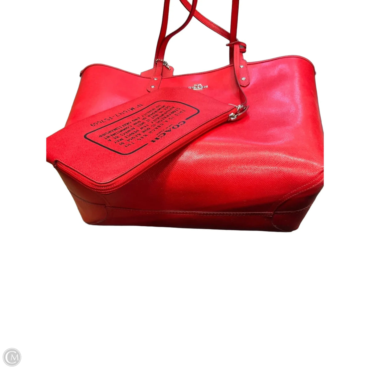 Tote Designer By Coach, Size: Large