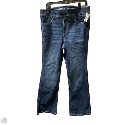 Jeans Boot Cut By Torrid In Blue, Size: 12