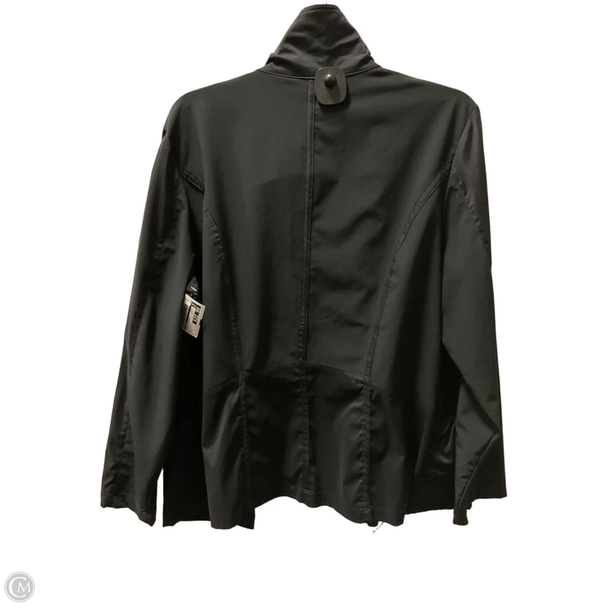 Athletic Jacket By Chicos In Black, Size: L
