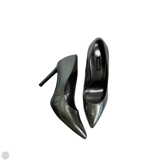 Shoes Heels Stiletto By Nine West Apparel In Grey, Size: 8.5