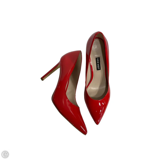 Shoes Heels Stiletto By Nine West Apparel In Red, Size: 8.5