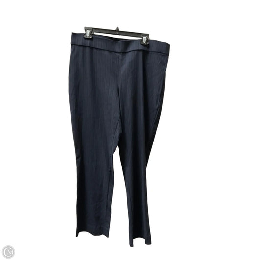 Pants Dress By Simply Vera In Blue, Size: Xl