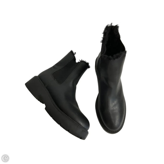Boots Ankle Flats By H&m In Black, Size: 10