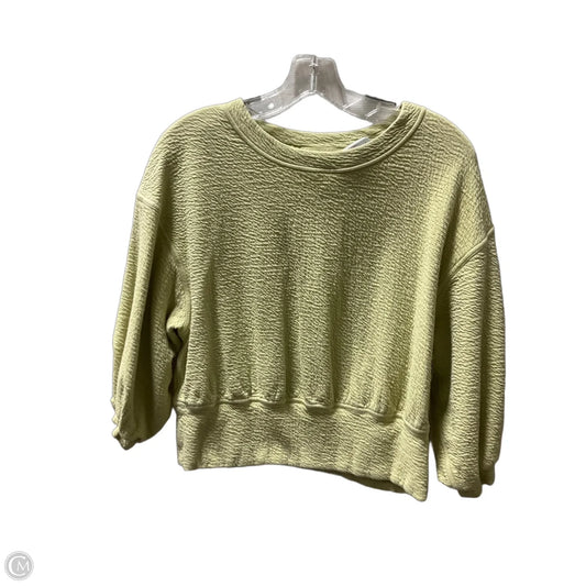 Athletic Top Long Sleeve Crewneck By Lululemon In Green, Size: 8
