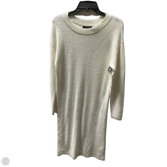 Dress Sweater By Banana Republic In Cream, Size: M